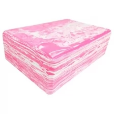 Опорный блок для йоги, розовый, 23х15х7,5 см, Atlanterra AT-YB-08