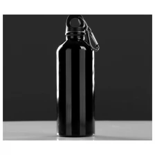Фляжка-бутылка для воды "Мастер К.", 500 мл, 20 x 6 см, черная